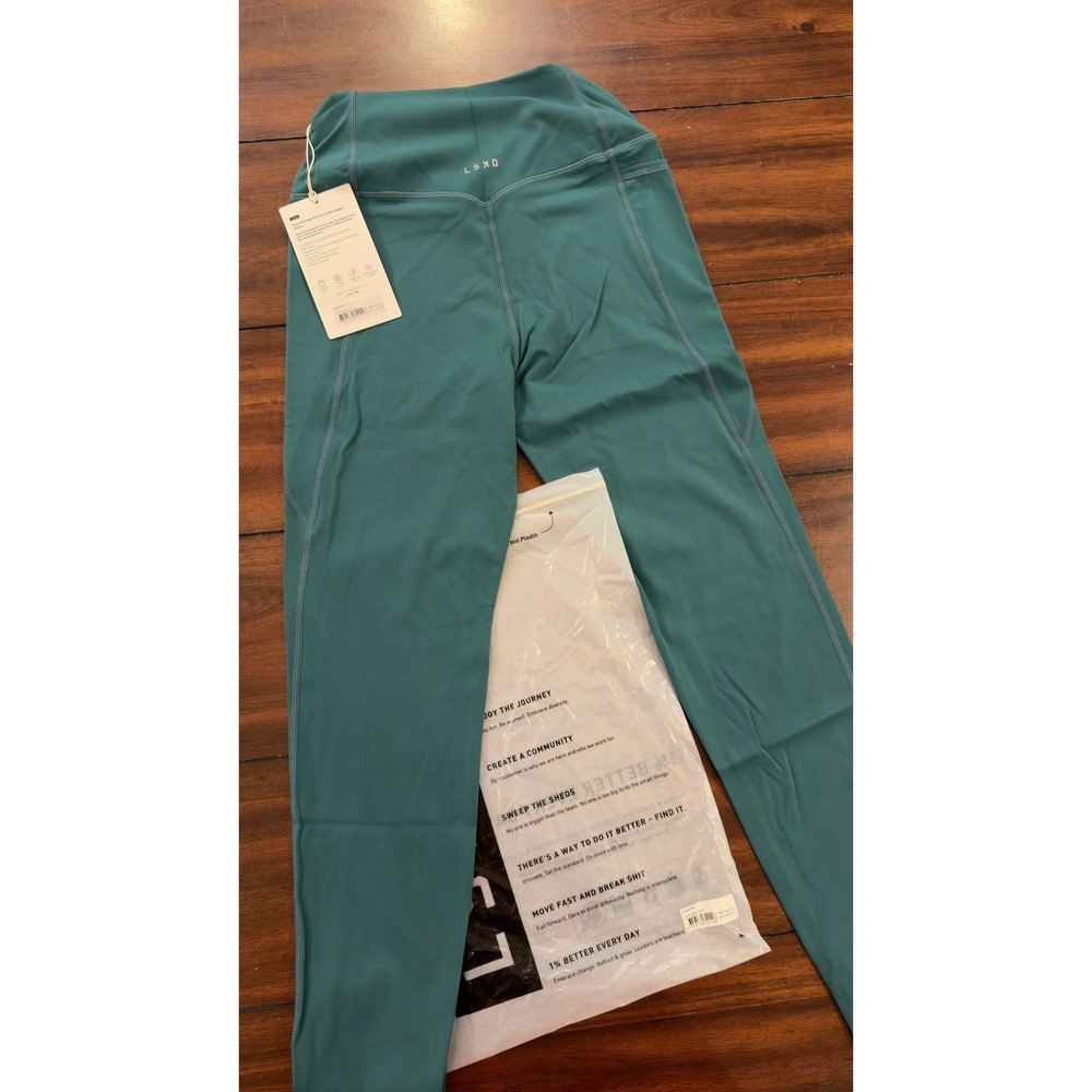 LSKD Elixir Ultra High-Rise Full Length Legging Pockets Teal Women's M, NEW, NWT - Picture 13 of 16